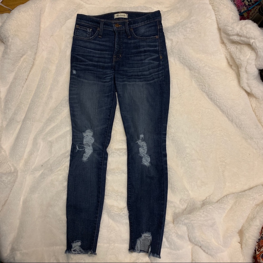 Madewell 9” high riser skinny jeans